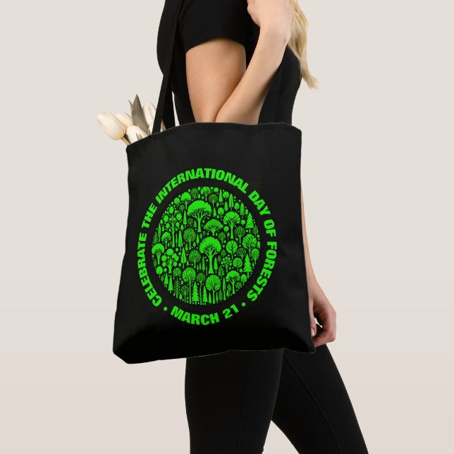 Celebrate the International Day of Forests Tote Bag (Close Up)