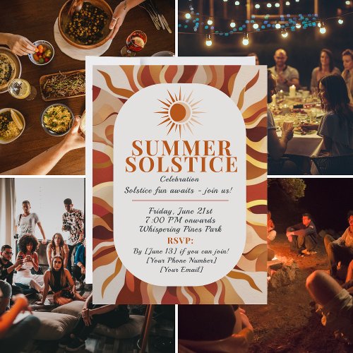 Celebrate the Light Summer Solstice Gathering Invitation