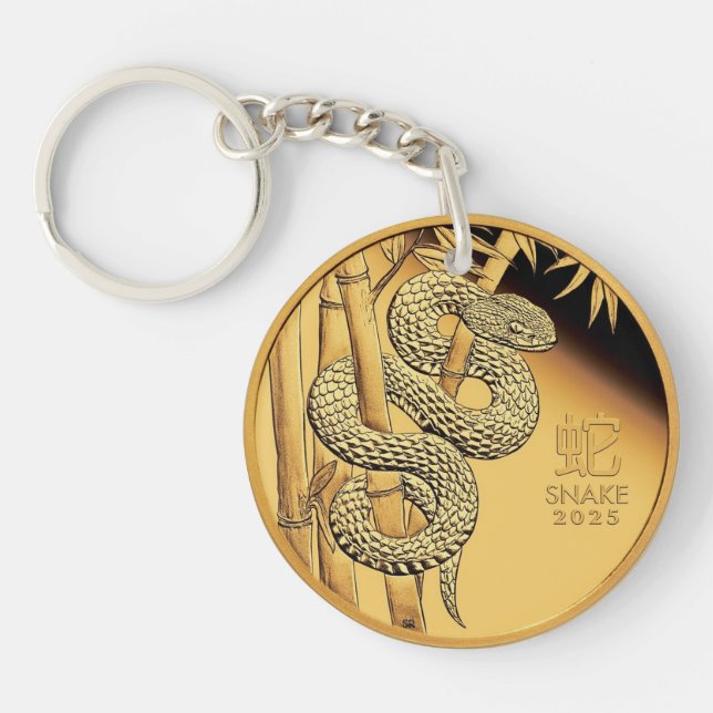 Celebrate the lunar year 2025 keychain (Front)