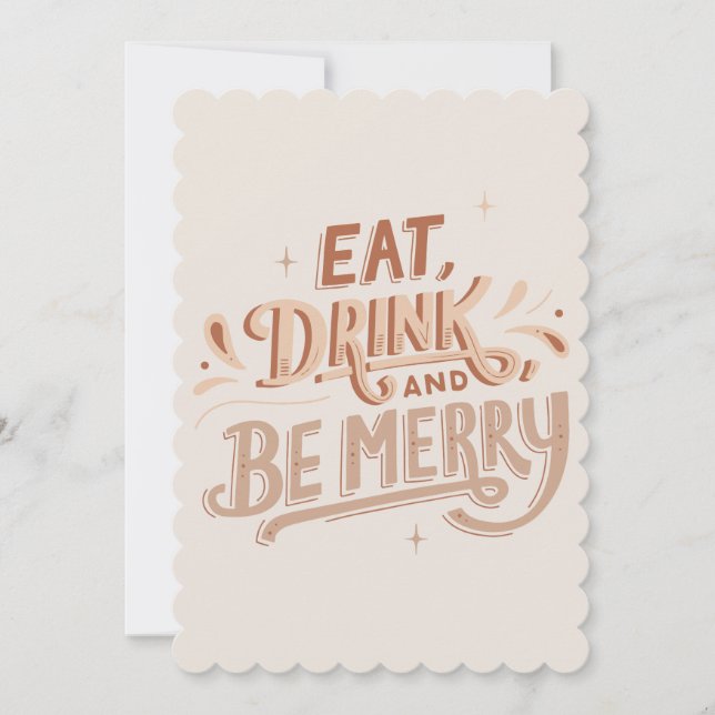 "Celebrate the Magic of Christmas with Us!" Invitation (Front)