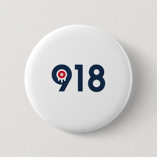 Celebrate The Nine One Eight Tulsa Oklahoma 918 Ar Button
