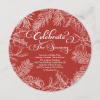 Celebrate the Season Holiday Party Invitation