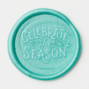 Celebrate the Season Holiday Wax Seal Sticker