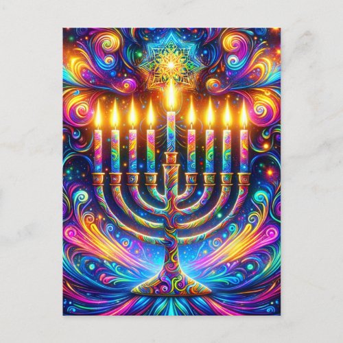 Celebrate the spirit of Hanukkah  Postcard