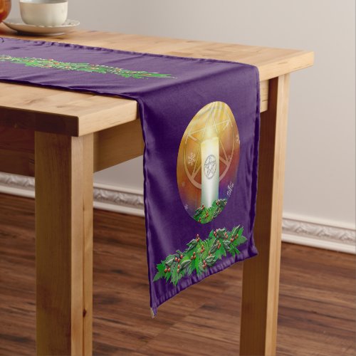 Celebrate the Warmth of the Yule Sun Short Table Runner