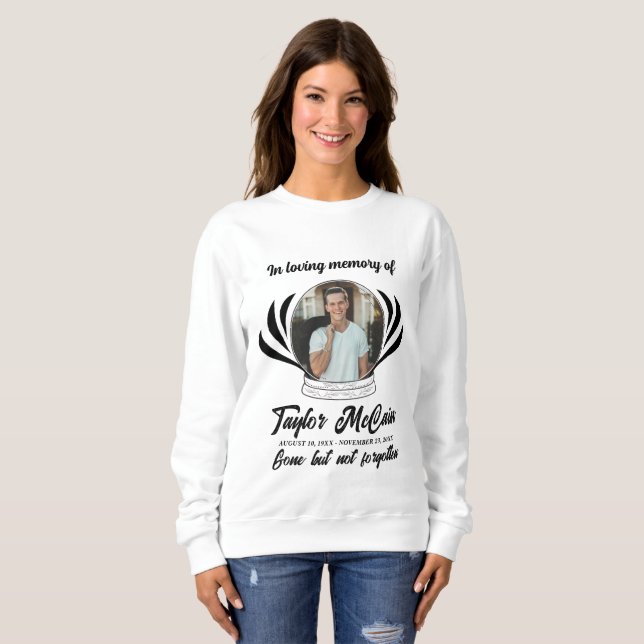 Celebrate Their Life: Personalized Memorial T-Shir Sweatshirt (Front Full)