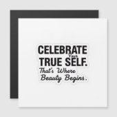 Celebrate True Self Sticker (Front/Back)