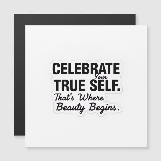 Celebrate True Self Sticker (Front/Back)