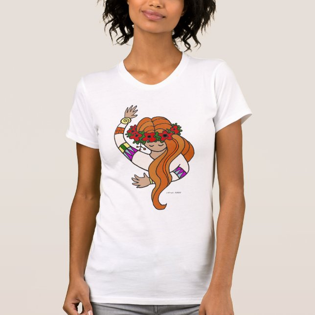 Celebrate Ukrainian Folk Art by Vera Trembach T-Shirt (Front)
