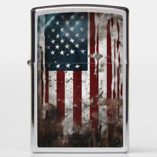 Celebrate US Independence Day- The American Flag Zippo Lighter