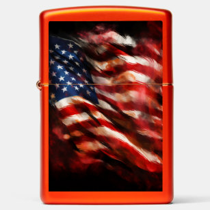 Celebrate US Independence Day- The American Flag Zippo Lighter