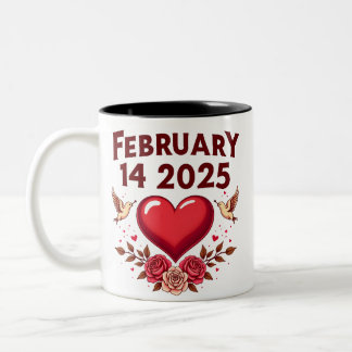 Celebrate Valentine's Day 2025: The Perfect Custom Two-Tone Coffee Mug