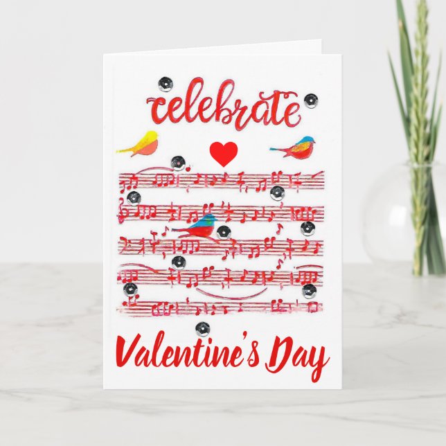 Celebrate Valentine's Day Card (Front)