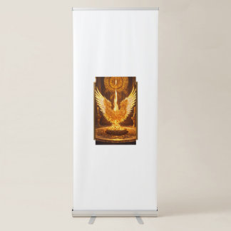 Celebrate Victory with a Dynamic Crystal Eagle Emb Retractable Banner