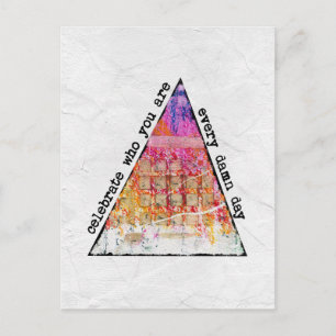 Celebrate Who You Are Postcard