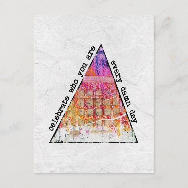 Celebrate Who You Are Postcard (Front)