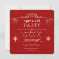 Celebrate Winter Christmas or Après-ski Party