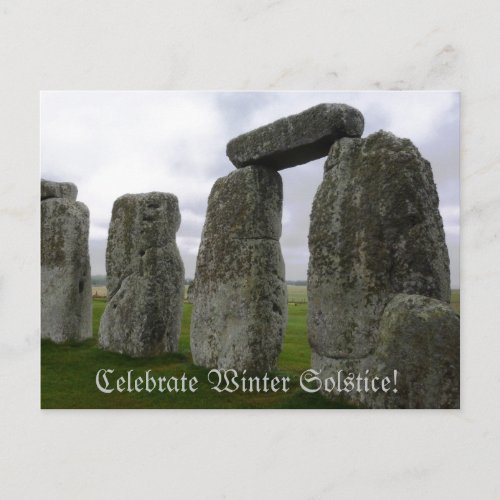 Celebrate Winter Solstice Postcard