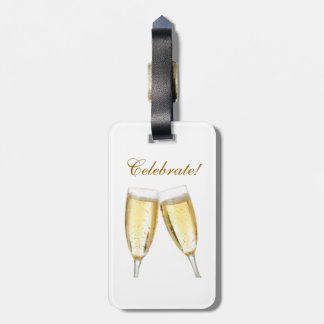 Celebrate with Champagne Luggage Tag