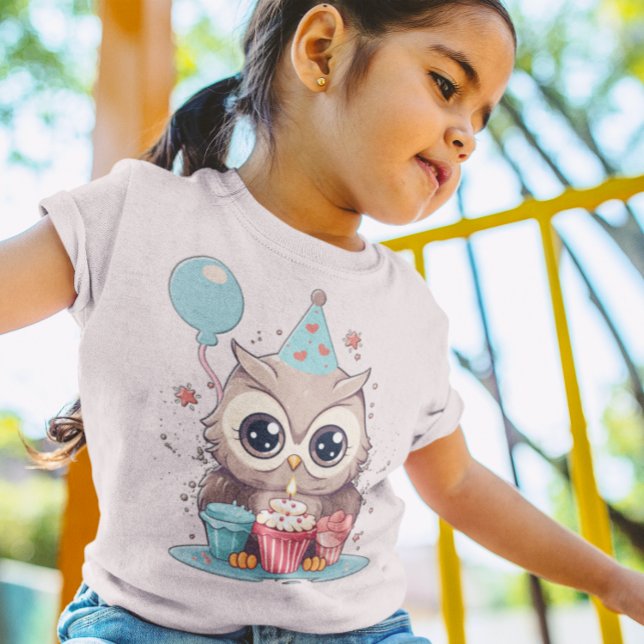 Celebrate with Cuteness Owl-tastic Birthday T-Shirt (Creator Uploaded)