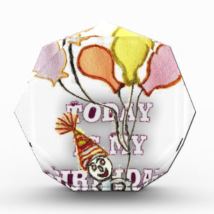 Celebrate with Our Playful Birthday Greeting Happy Award