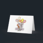 Celebrate with Our Playful Birthday Greeting Happy Card<br><div class="desc">Celebrate with Our Playful Birthday Greeting: Happy Birthday Bro. Make your brother's special day even more fun with our Playful Birthday Greeting: Happy Birthday Bro! This whimsical design features a funny cartoon character holding colorful balloons, perfectly capturing the joy and laughter of birthday celebrations. Why Choose Our Playful Birthday Greeting?...</div>