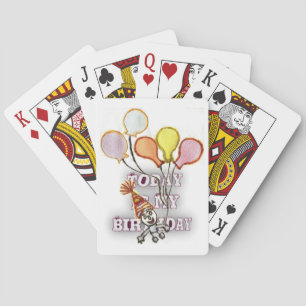 Celebrate with Our Playful Birthday Greeting Happy Poker Cards