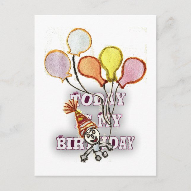 Celebrate with Our Playful Birthday Greeting Happy Postcard (Front)