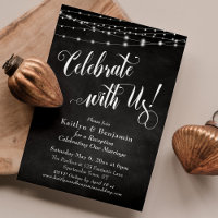 Celebrate with Us! Chalkboard String Lights