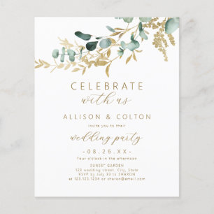 Celebrate With Us! rustic eucalyptus greenery boho