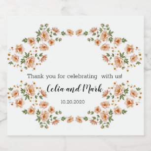 Celebrate With Us! Sparkling Wine Label