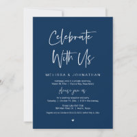 Celebrate with us, Wedding Elopement Party