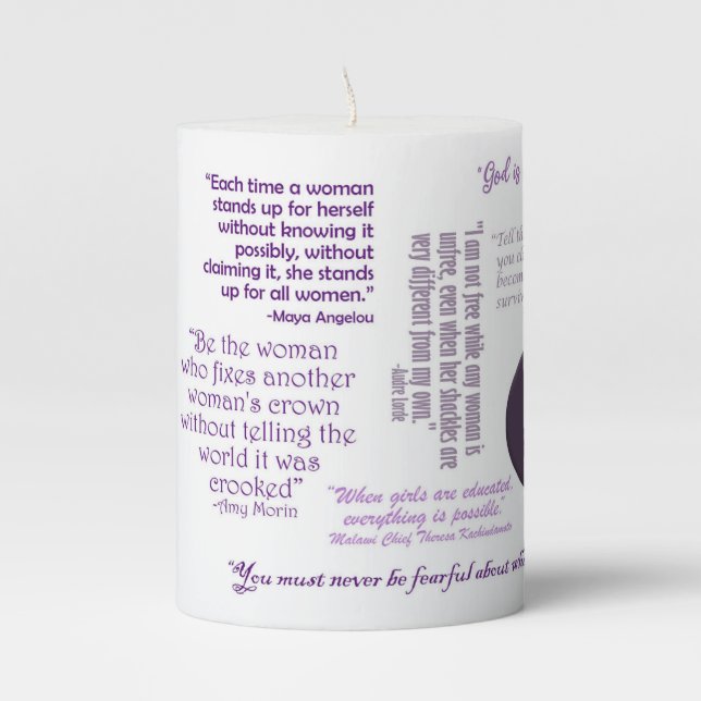 Celebrate Women Candle (Front)