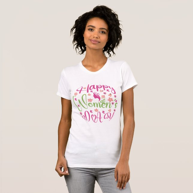 Celebrate Women's Achievements T-Shirt (Front Full)