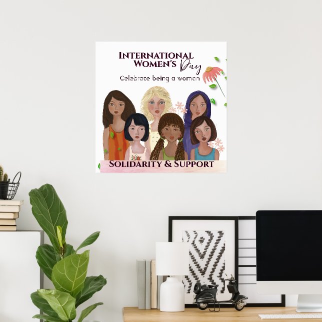 Celebrate Women's Day Portraits Poster (Home Office)