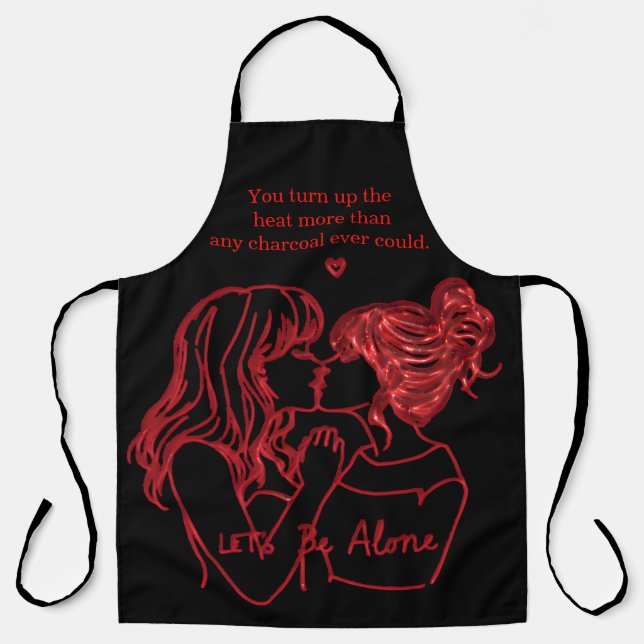 Celebrate women's friendship and humor apron (Front)