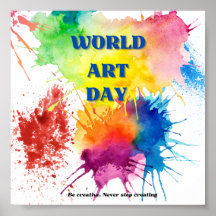 Celebrate World Art Day with Stunning Watercolor W