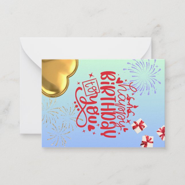 Celebrate You Note Card (Front)