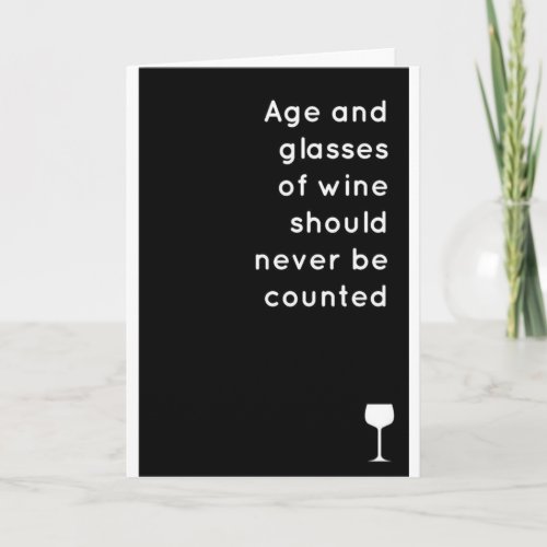 CELEBRATE YOUR 50th with WINE Card