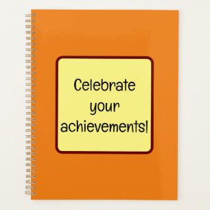 Celebrate your achievements planner