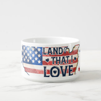 Celebrate your American pride with this beautiful Bowl