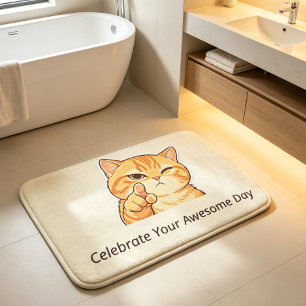Celebrate Your Awesome Day Bath Mat