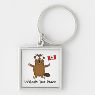 Celebrate Your Beaver Keychain
