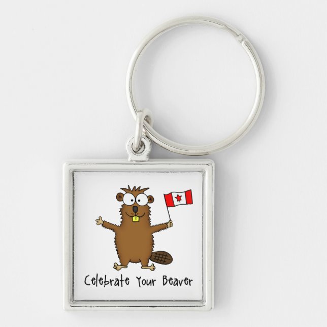 Celebrate Your Beaver Keychain (Front)