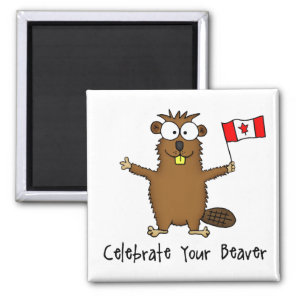 Celebrate Your Beaver Magnet
