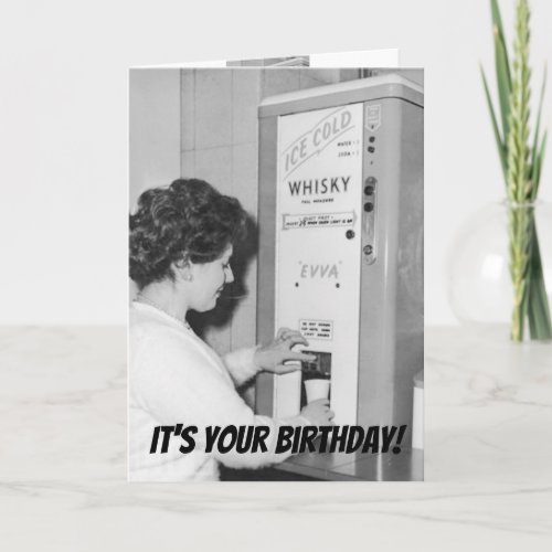 Celebrate Your Birthday Your Way Fun Vintage Photo Card