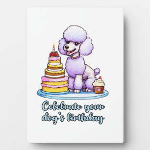 Celebrate your dog birthday plaque