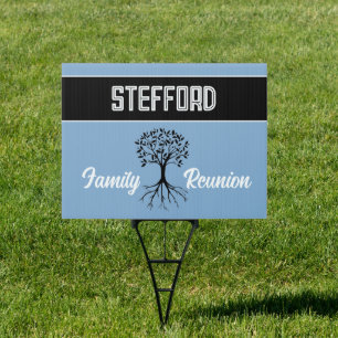 Celebrate! Your Family Reunion Yard sign