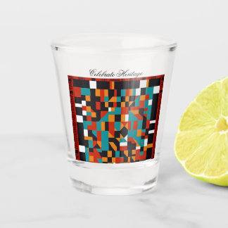 Celebrate your Heritage Shot Glass