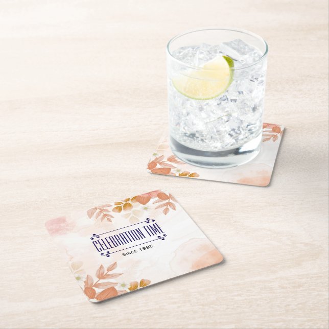 Celebrate your moment with coaster (Insitu)